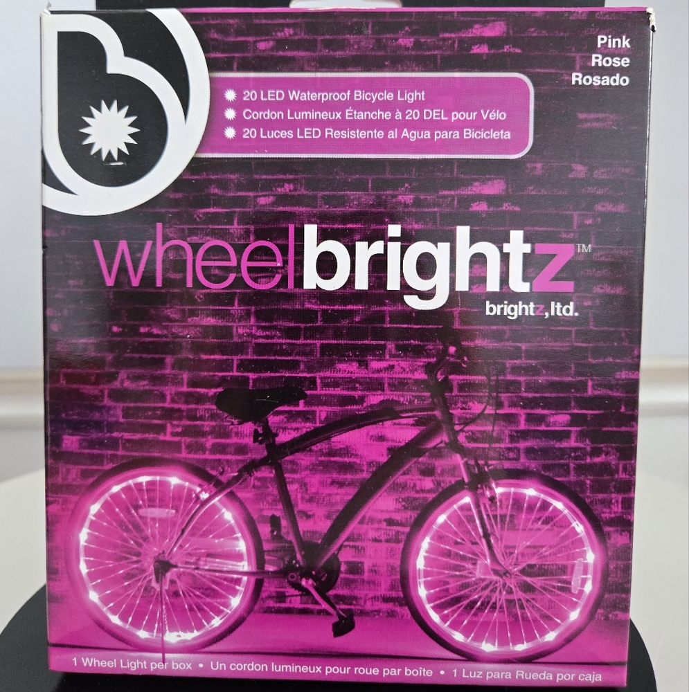 Wheel Brightz Pink LED Bike Lights